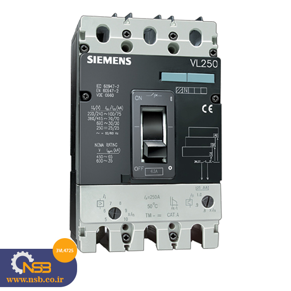 مدار-شکن-زیمنس-3VL4725-1DK36-0AA0-250A,55KA,3P