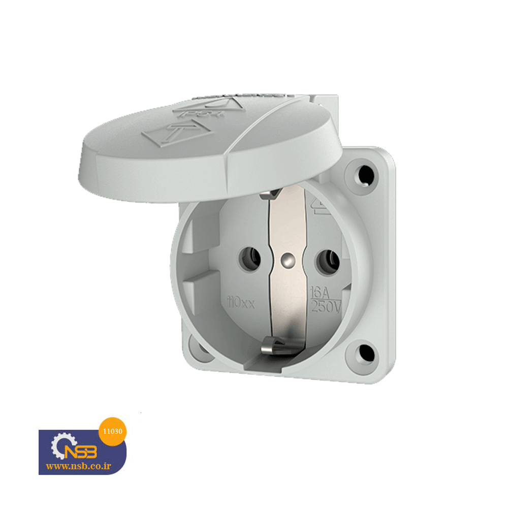 Panel-mounted-receptacle-SCHUKO®-Part-no.-11030 Panel mounted receptacle SCHUKO® Part no. 11030