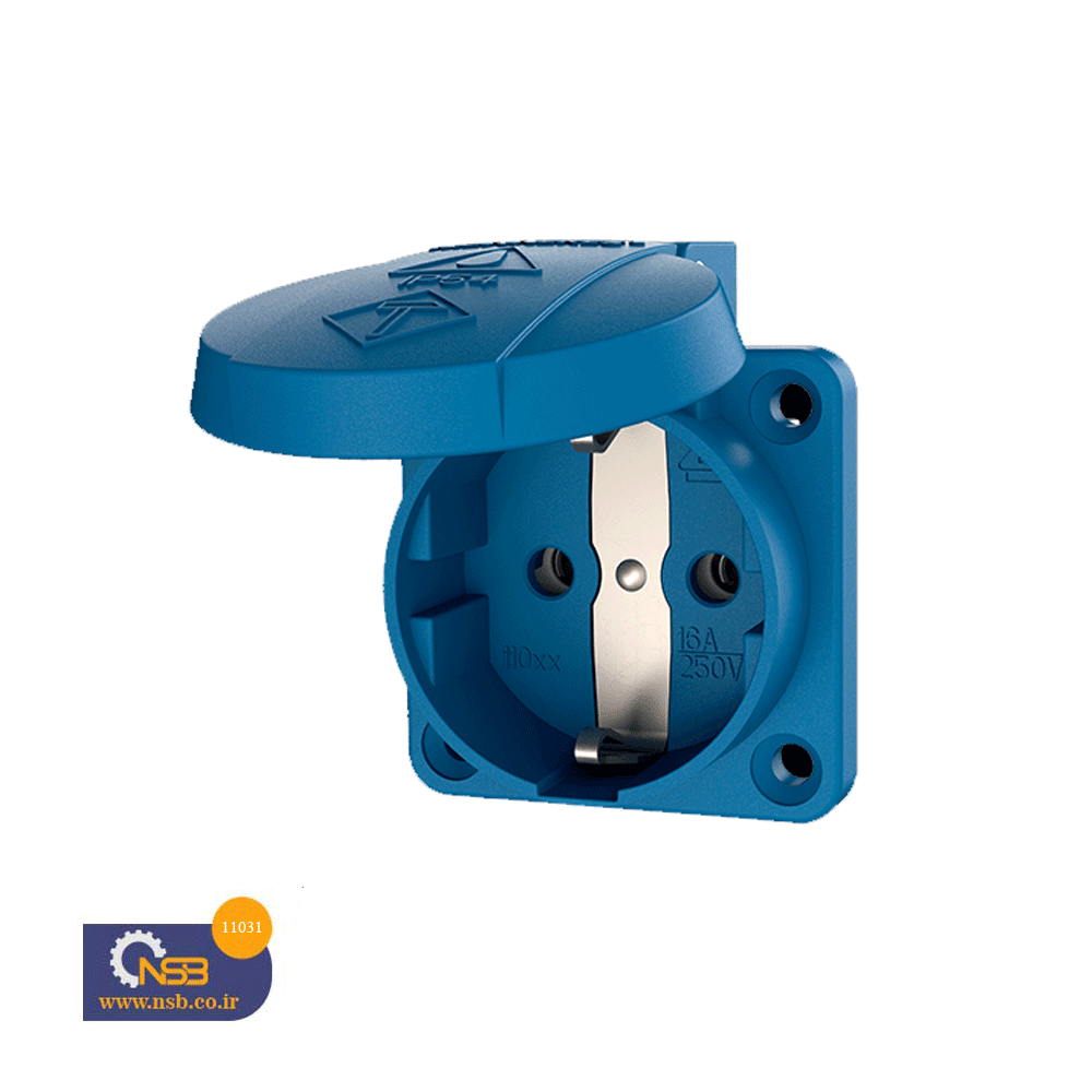 Panel-mounted-receptacle-SCHUKO®-Part-no.-11031 Panel mounted receptacle SCHUKO® Part no. 11031
