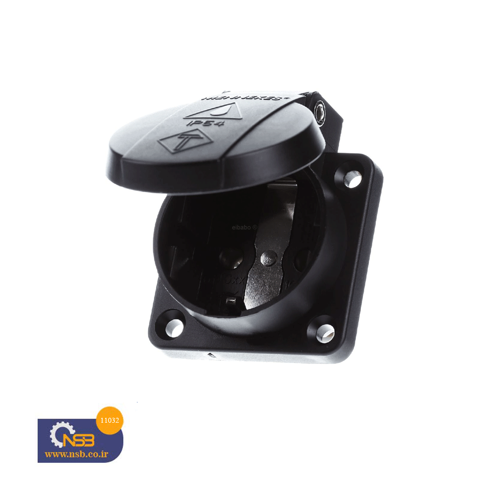 Panel-mounted-receptacle-SCHUKO®-Part-no.-11032 Panel mounted receptacle SCHUKO® Part no. 11032