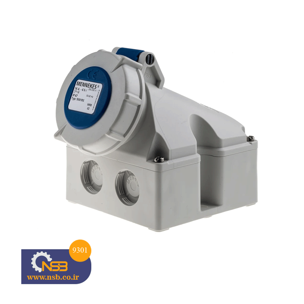 Wall-mounted-receptacle-Part-no.-9301 Wall mounted receptacle Part no. 9301